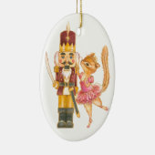 Nutcracker Ballet Oval Ornament (Rechts)