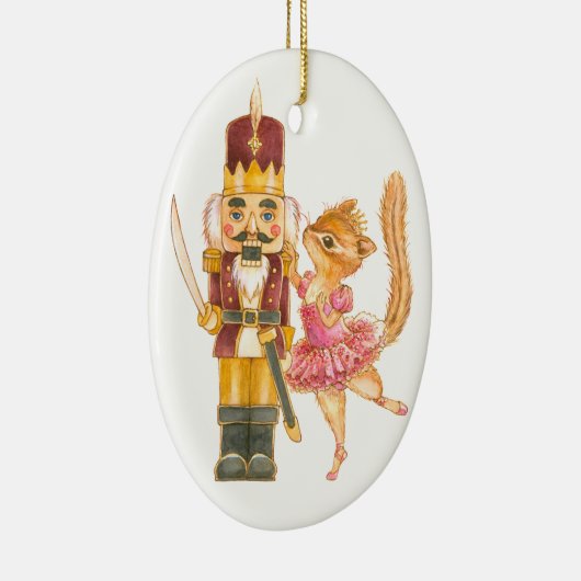 Nutcracker Ballet Oval Ornament (Rechts)