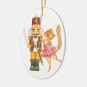 Nutcracker Ballet Oval Ornament (Links)