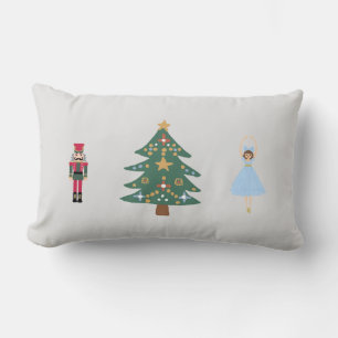 Nutcracker Ballet Painting Kerstlumbar Pillow Kussen