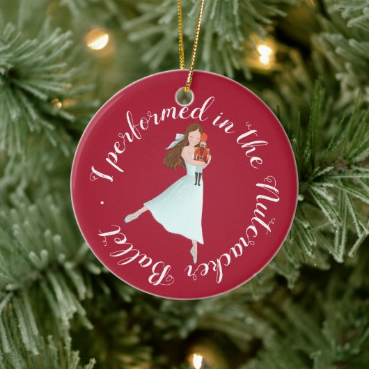 Nutcracker Ballet Performance | Gepersonaliseerd Keramisch Ornament (Boom)