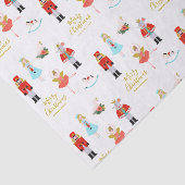 Nutcracker Ballet Persoonlijke Kerstmis Tissuepapier (Detail)