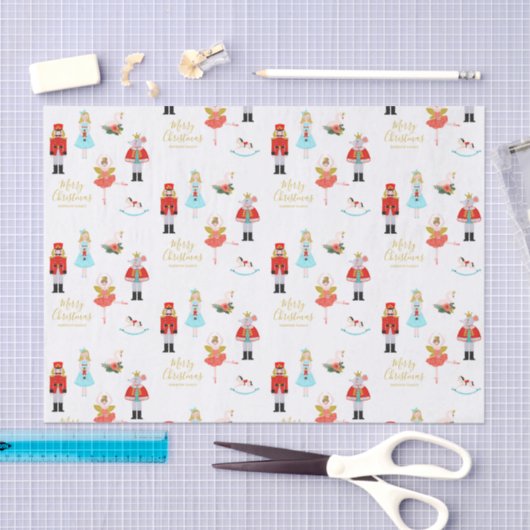 Nutcracker Ballet Persoonlijke Kerstmis Tissuepapier (Craft)