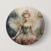 Nutcracker Ballet, Radiant Dew Drop Fairy Ronde Button 7,6 Cm (Voorkant)