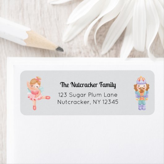 Nutcracker Ballet Retouradres Etiket (Insitu)