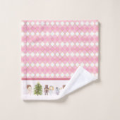 Nutcracker Ballet Roze Bathroom Set II Bad Handdoek (Wasdoekje)