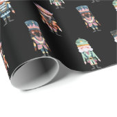 Nutcracker Ballet Soldier Wrapping Paper Cadeaupapier (Rol Hoek)