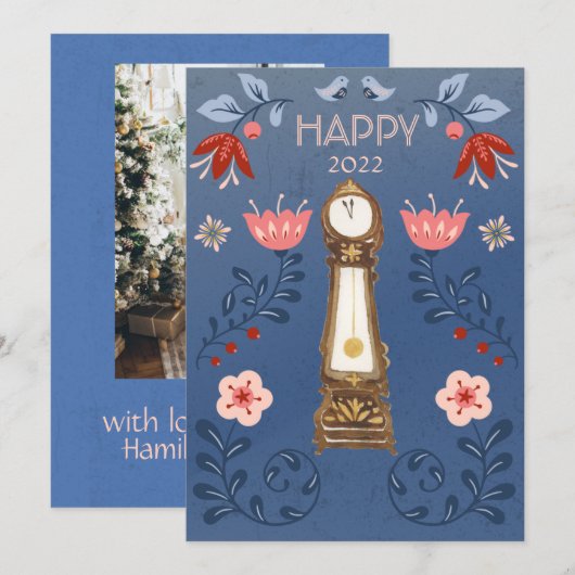 Nutcracker-ballet Staande Klok Foto Kaart (Voorkant / Achterkant)