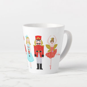 Nutcracker Ballet tekent kerstkoffie-Mok Latte Mok