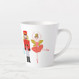 Nutcracker Ballet tekent kerstkoffie-Mok Latte Mok