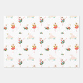 Nutcracker Ballet tekent kerstmis Inpakpapier Vel (Voorkant 3)