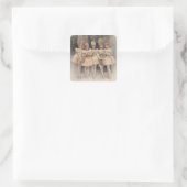 Nutcracker Ballet, The Mirliton Dancers Vierkante Sticker (Tas)