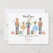 Nutcracker Ballet Waterverf Dank u wel Bedankkaart (Voorkant)