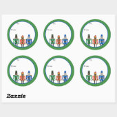 Nutcracker Bears Sticker (Vel)