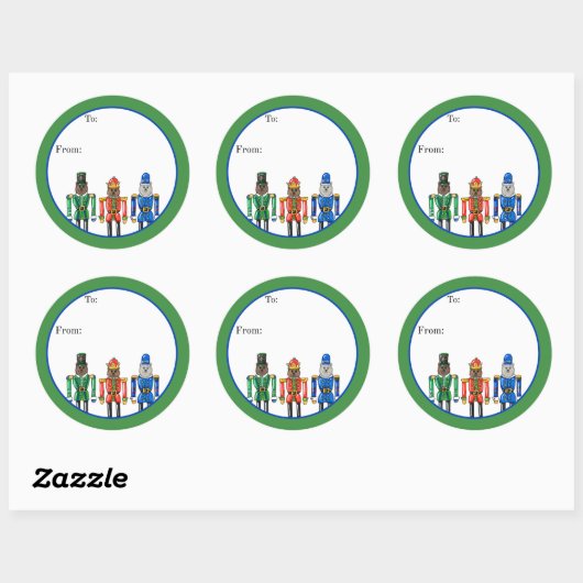 Nutcracker Bears Sticker (Vel)
