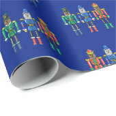 Nutcracker Bears Wrapping Paper Cadeaupapier (Rol Hoek)
