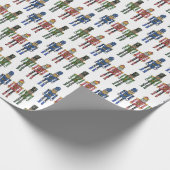 Nutcracker Bigfoot Cadeaupapier (Hoek)