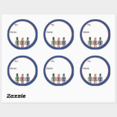 Nutcracker Bigfoot Ronde Sticker (Vel)