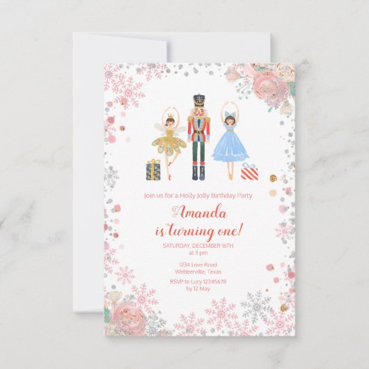 NUTCRACKER BIRTHDAY CELEBRATIE 8e verjaardag Kaart (Voorkant)