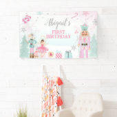 Nutcracker Birthday Girl Land of Sweets Backdrop B Spandoek (Insitu)