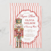 Nutcracker Birthday Sugar Plum Ballet Invitation Kaart (Voorkant / Achterkant)