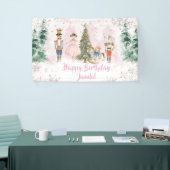 Nutcracker Birthday Sugar Plum Party Spandoek (Beurs)