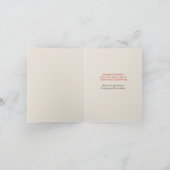 Nutcracker Business Corporate Happy Holiday Kaart (Binnen)