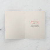 Nutcracker Business Corporate Happy Holiday Kaart (Binnen)