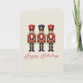 Nutcracker Business Corporate Happy Holiday Kaart