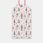 Nutcracker cadeautag voor babyshower cadeaulabel (Achterkant)