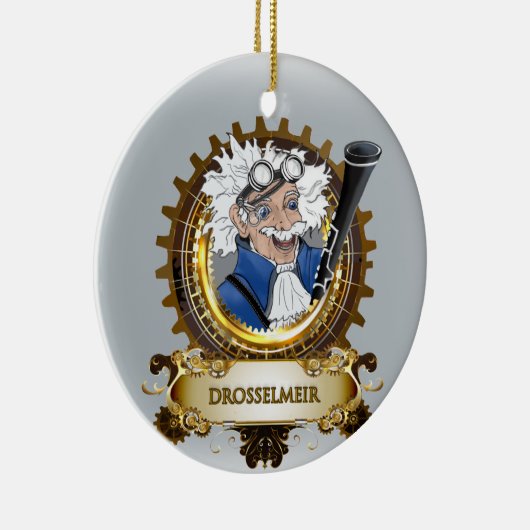 Nutcracker Ceramic Cirnament DROSSELMEIR Keramisch Ornament (Rechts)