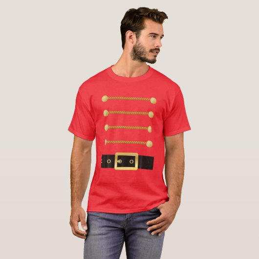 Nutcracker Character Soldier Costume Uniform Funny T-shirt (Voorkant volledig)