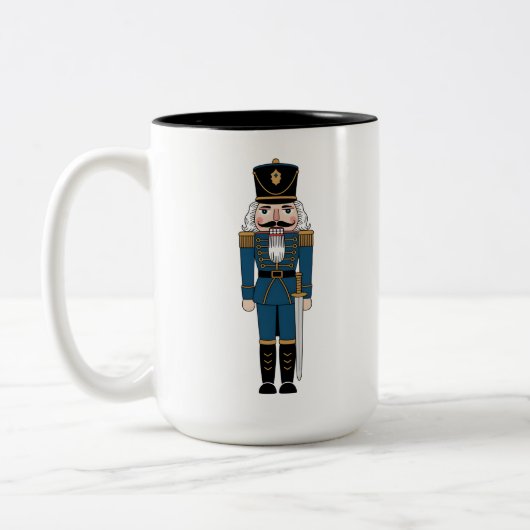 Nutcracker Charm Tweekleurige Koffiemok (Links)