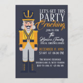 Nutcracker Christmas Annual Dinner Festive Holiday Kaart (Voorkant)