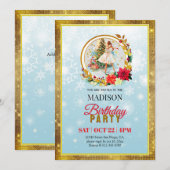 Nutcracker Christmas Ballerina Birthday Feestdagenkaart (Voorkant / Achterkant)