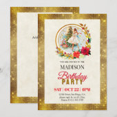 Nutcracker Christmas Ballerina Birthday Feestdagenkaart (Voorkant / Achterkant)