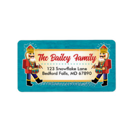 Nutcracker Christmas Card Address Labels