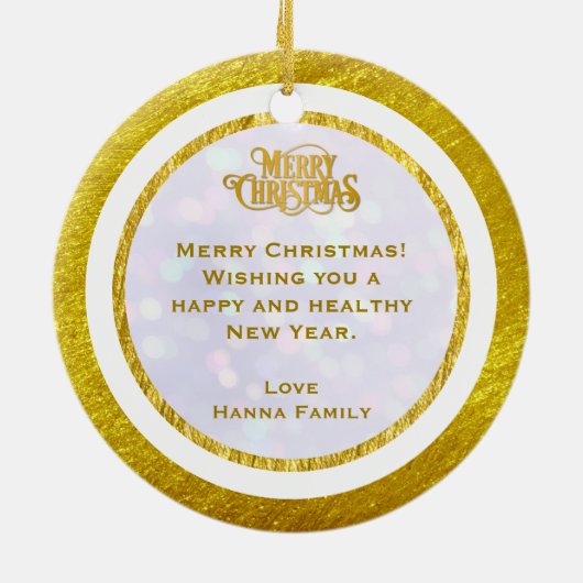 Nutcracker Christmas, Family Holiday Keepsake Gift Keramisch Ornament (Achterkant)