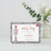 Nutcracker Christmas Feestdagenkaart (Staand voorkant)