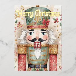 Nutcracker christmas folie feestdagenkaart