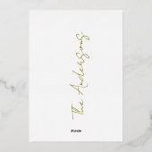 Nutcracker christmas folie feestdagenkaart (Achterkant)