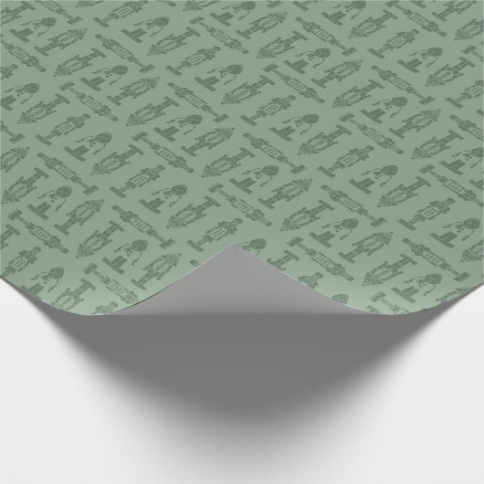 Nutcracker Christmas Gift wrap Cadeaupapier (Hoek)