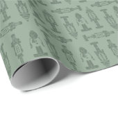 Nutcracker Christmas Gift wrap Cadeaupapier (Rol Hoek)
