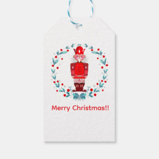 Nutcracker Christmas Greeting Card Festive Holiday Cadeaulabel