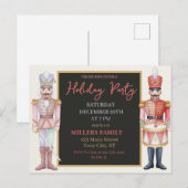 Nutcracker Christmas Holiday Postcard Feestdagenkaart (Voorkant / Achterkant)
