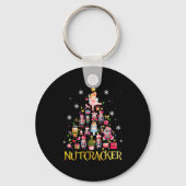 Nutcracker Christmas Tree Ballet Dance Women Kids Sleutelhanger (Voorkant)