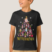 Nutcracker Christmas Tree Ballet Dance Women Kids  T-shirt (Voorkant)