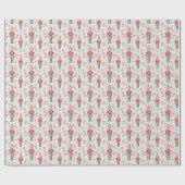 Nutcracker Christmas Wrapping Paper Classic Cadeaupapier (Vlak)