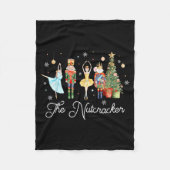 Nutcracker Christmas Xmas Family Matching Pajamas Fleece Deken (Voorkant)