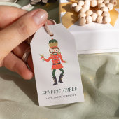 Nutcracker Cocktail "Kerstgroet" Kerstmis Cadeaulabel